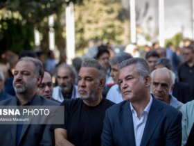 تصاویر; مراسم تشییع پیکر اکبر کرجام 8 تصاویر;