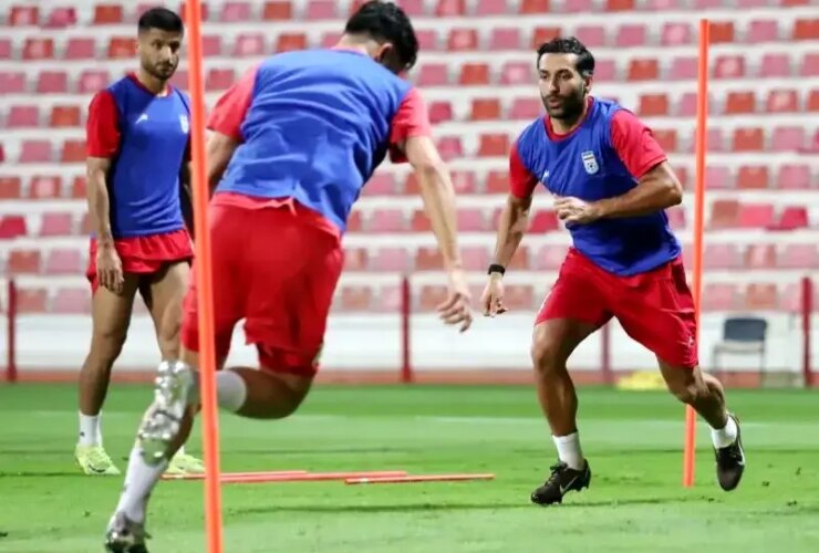 آخرین آموزش تیم ملی قبل از مواجهه با تانزانیا