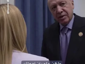 اردوغان نخست وزیر ایتالیا را سیگار کشید