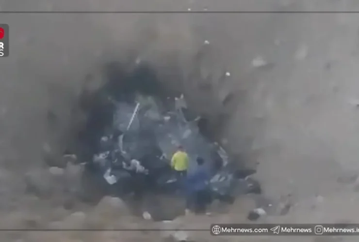 اولین تصویر از منطقه برخورد هلیکوپتر Astrakuh 30 اولین تصویر از منطقه برخورد هلیکوپتر Astrakuh