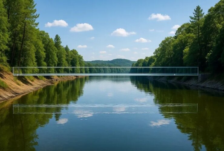 اولین پل نامرئی جهان ساخته شد! 10 اولین پل نامرئی جهان ساخته شد!