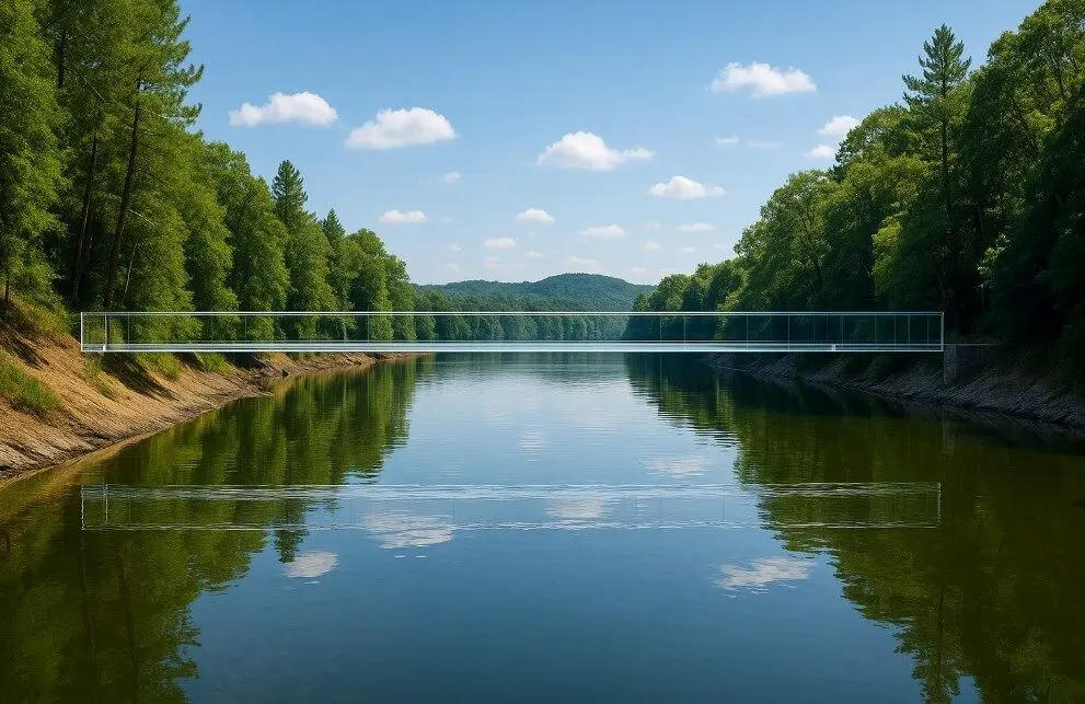 اولین پل نامرئی جهان ساخته شد! 1 اولین پل نامرئی جهان ساخته شد!