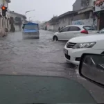 باران شدید و سیل معابر آنزال