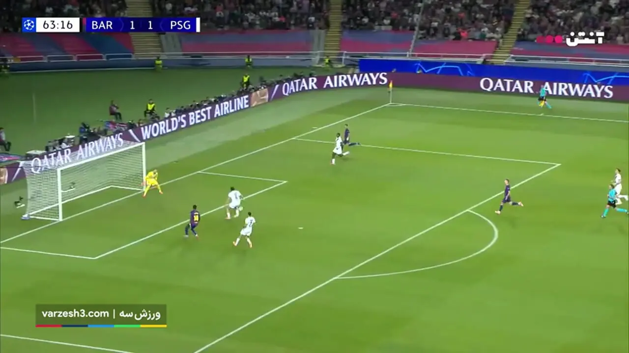 برای دیدن خلاصه بازی بارسلونا 1 - Paris Saint - Germain 2