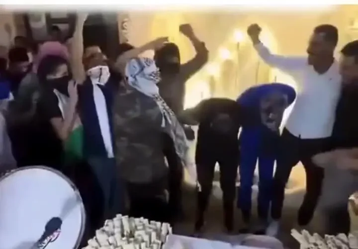 برای دیدن؛ جشن عروسی با الهام از صحنه تسلیم گروگان در اسرائیل!