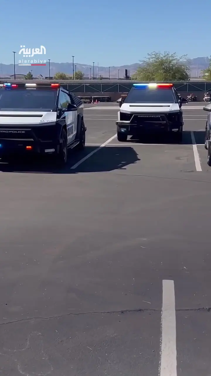 برای دیدن؛ پلیس لاس وگاس ناوگان جدیدی از تسلا سایبرتراک ها را به خدمت گرفت