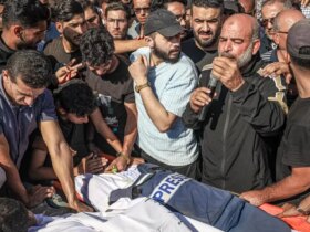 تصاویر قتل خبرنگار مشهور فلسطینی توسط گروه های مسلح در غزه