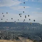تصاویری باشکوه از پرواز بالن ها در کاپادوکیه