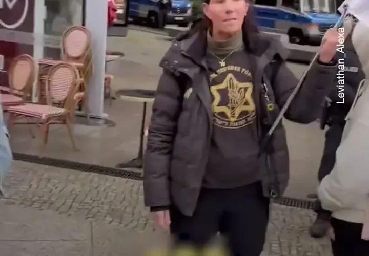 تنها حامی ارتش اسرائیل در برلین موضوع مردم طعنه آمیز بود