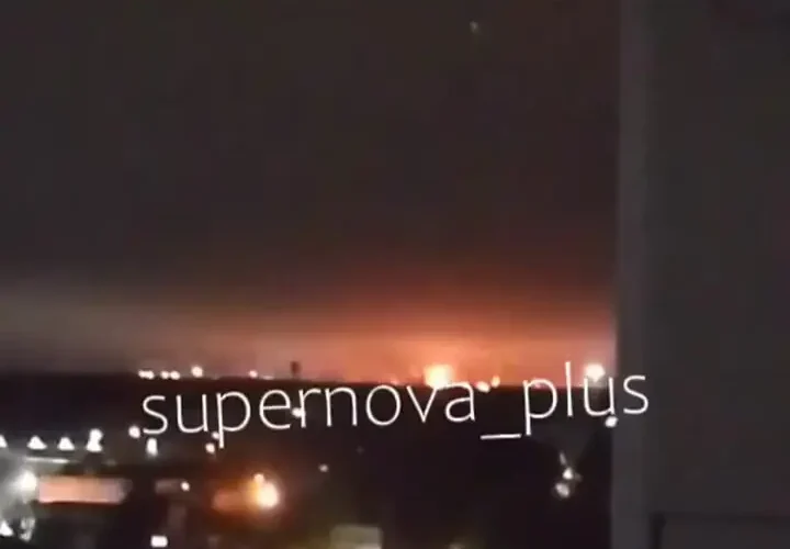 حمله اوکراینی به نفتی روسیه در لنینگراد