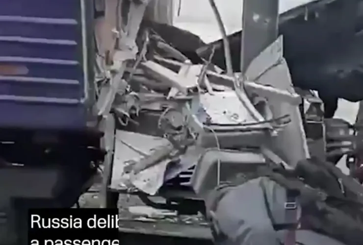 حمله روسیه به قطار مسافر در اوکراین حمله کرد 10 حمله روسیه به قطار مسافر در اوکراین حمله کرد