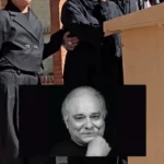 دختر محمد کسبی در مراسم تشییع جنازه پدرش