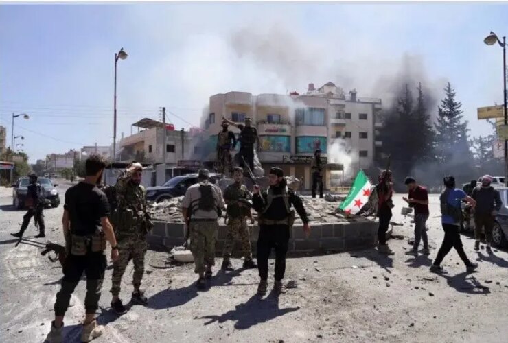 درگیری‌های شدیدی بین شبه‌نظامیان جولان در شمال سوریه جریان دارد