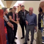 رقص رضانیخ خواه بوشهری در کنسرت لیان