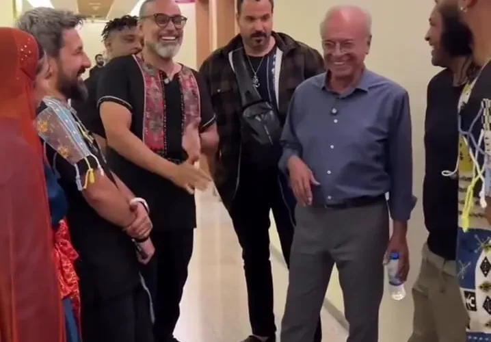 رقص رضانیخ خواه بوشهری در کنسرت لیان