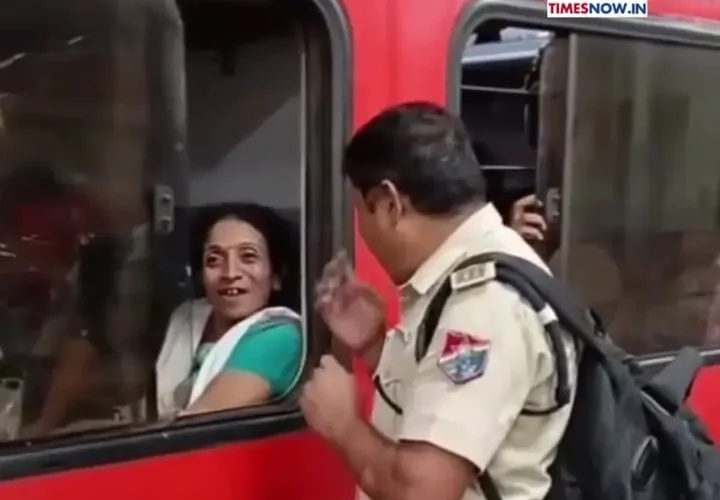 زنی که توسط پلیس سرقت می شود!