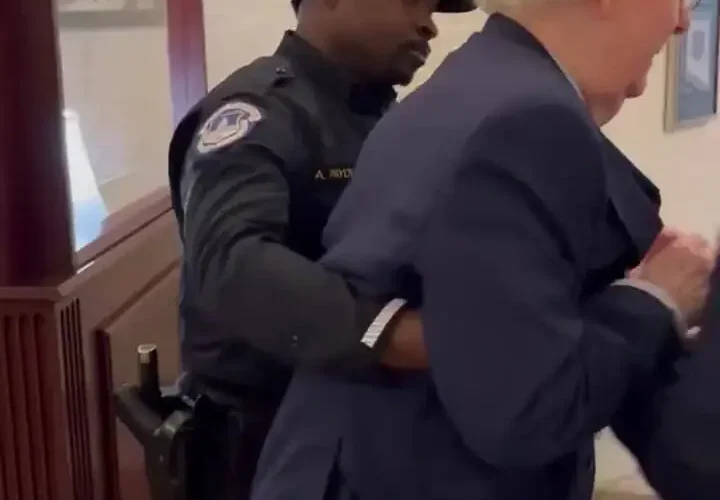 سناتور 83 ساله آمریکایی میچ مک کانل در راهروی سنا غش کرد.