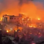 صدها آتش سوزی بی خانمان در فیلیپین صدها بی خانمان را ساختند