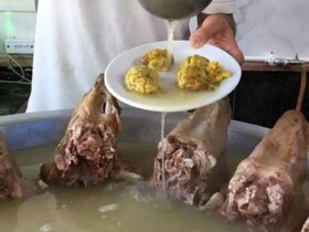 قیمت کله پاچه 1 میلیون و 100 هزار تومان بود