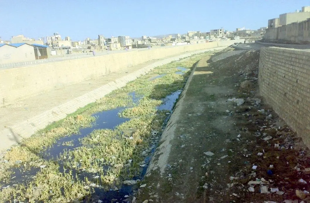 مشکلات عبور رودخانه از وسط شهر