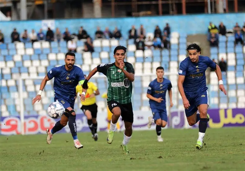 ملوان 1 - 0 خیبر ؛ صعود موقت از 2 anzalichis با نقطه شیرین