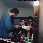پشت صحنه گریم سینا مهراد در سریال یادرفته
