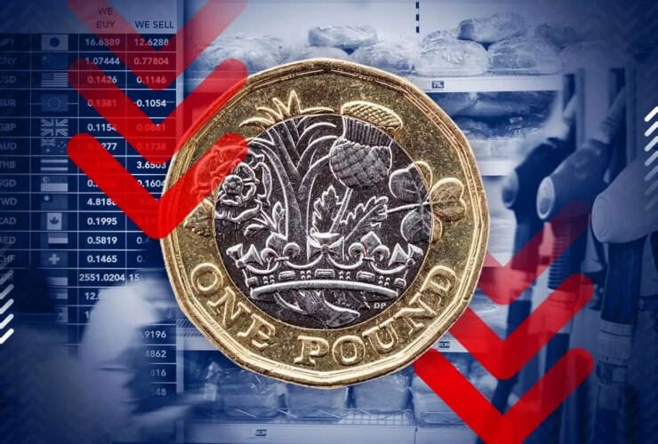 پوند انگلیس به پایین ترین حد در دو سال اخیر رسید 20 پوند انگلیس به پایین ترین حد در دو سال اخیر رسید