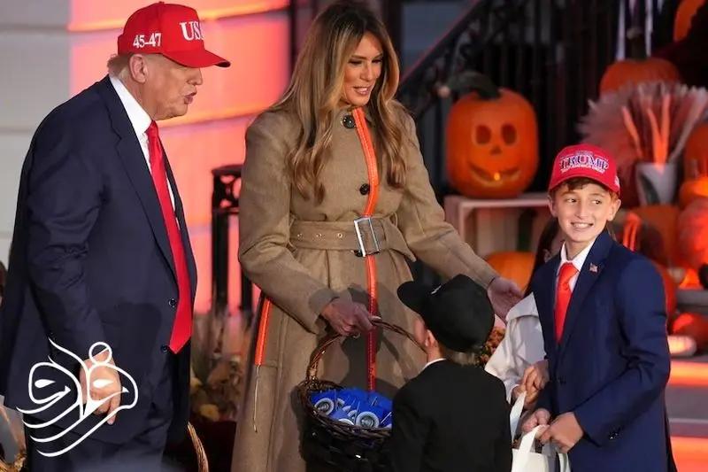 هالووین های متفاوت ترامپ و ملانیا در کاخ سفید/ حاشیه شوخی های بچه ها بود 7 1417