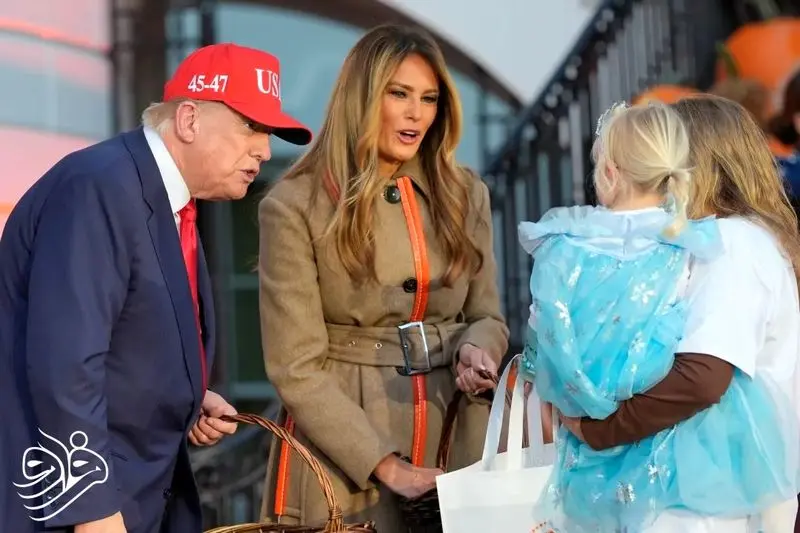 هالووین های متفاوت ترامپ و ملانیا در کاخ سفید/ حاشیه شوخی های بچه ها بود 12 1423