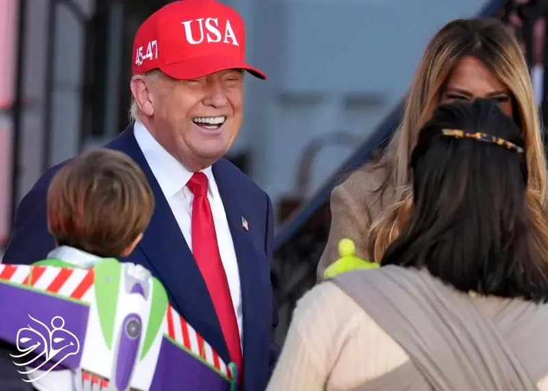 هالووین های متفاوت ترامپ و ملانیا در کاخ سفید/ حاشیه شوخی های بچه ها بود 15 1426