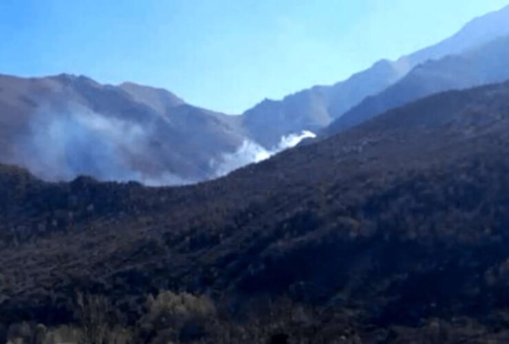 آتش سوزی در جنگل های نفوذ ناپذیر چالوس