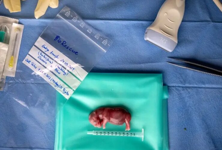 برترین عکس های علمی اکتبر: از جنین کرگدن تا پرتاب موشک های فضایی 33 تصاویر علمی