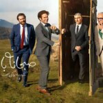 عکس هوتن شکیبا با چهره عبوس بیژن بنفسه خواه و هادی حجازی فر