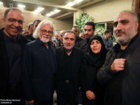 تصاویر; متن و حواشی مراسم ختم برادر سید مصطفی تاج زاده