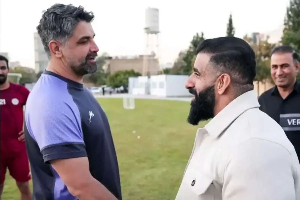 برای دیدن؛ هادی چوپان در زمین فوتبال با تیم محبوب شیراز