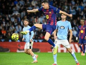 لواندوفسکی می درخشید. بارسلونا سلتاویگو را شکست داد 8 لواندوفسکی می درخشید. بارسلونا سلتاویگو را شکست داد