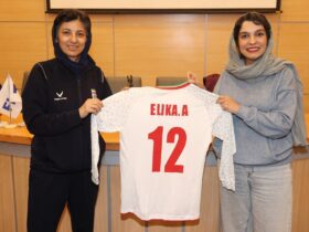 حضور بازیگر زن سینما در اردوی تیم ملی فوتسال بانوان ایران + عکس