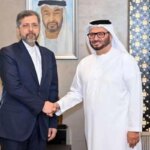 دیدار معاون وزیر امور خارجه ایران و مشاور دیپلماتیک رئیس جمهور امارات