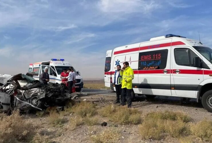 تصادف خونین سمند و پژو در محور هریس - تبریز 23 تصادف خونین سمند و پژو در محور هریس - تبریز