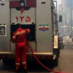 آتش سوزی در برج مسکونی در خیابان تیموری تهران/ 70 نفر از ساکنان مجبور به تخلیه منازل خود شدند.