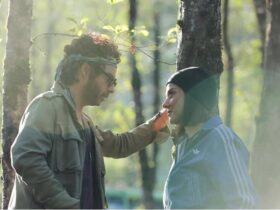 عکس نگاه عاشقانه پریناز ایزدیار و پیمان معادی در بن سای