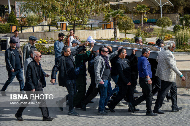 گزارش تصویری جای خالی هنرمندان در بدرقه همایون ارشادی