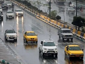 احتمال بارش متناوب باران در نواحی شمالی تهران 9 احتمال بارش متناوب باران در نواحی شمالی تهران