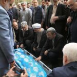 تصاویر; تشییع پیکر خواهر احمدی نژاد