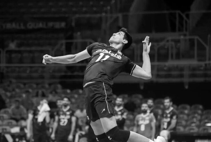 تصویر کار زیبای ستاره والیبال ایران به یاد صابر کاظمی 9 تصویر کار زیبای ستاره والیبال ایران به یاد صابر کاظمی