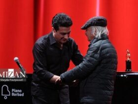 عکس جدید شفیعی کدکنی در کنار همایون شجریان در برج میلاد 8 عکس جدید شفیعی کدکنی در کنار همایون شجریان در برج میلاد