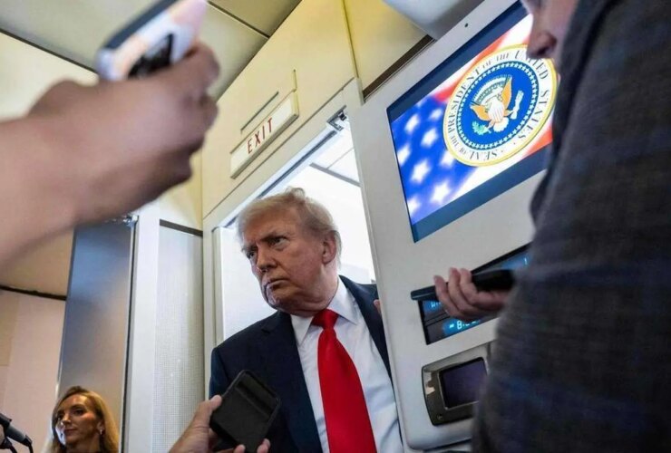 ترامپ: یا با من باش وگرنه له میشی!