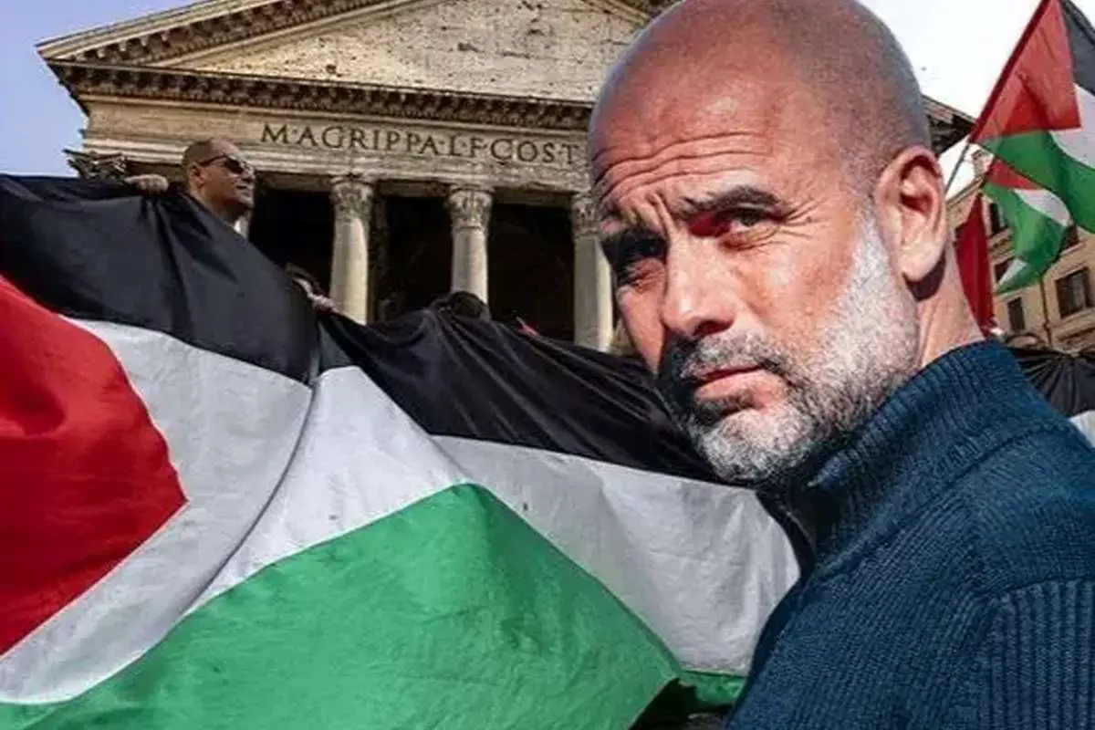 حمایت ویژه پپ گواردیولا از مردم غزه 1 حمایت ویژه پپ گواردیولا از مردم غزه