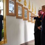 تصاویر; متن و حواشی پیام خوش آمد گویی ترامپ به بن سلمان