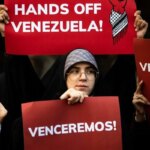 تصاویر; تجمع در حمایت از ونزوئلا در تهران